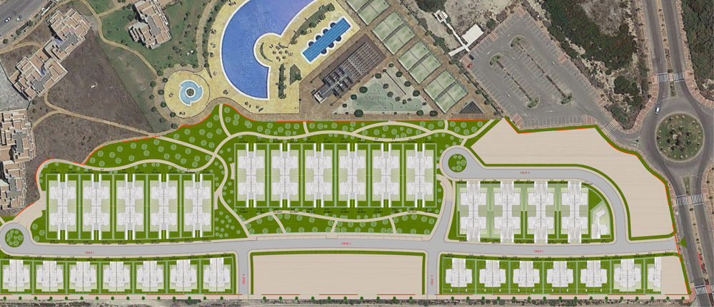 Plano Proyecto del residencial Puerto Marina Golf